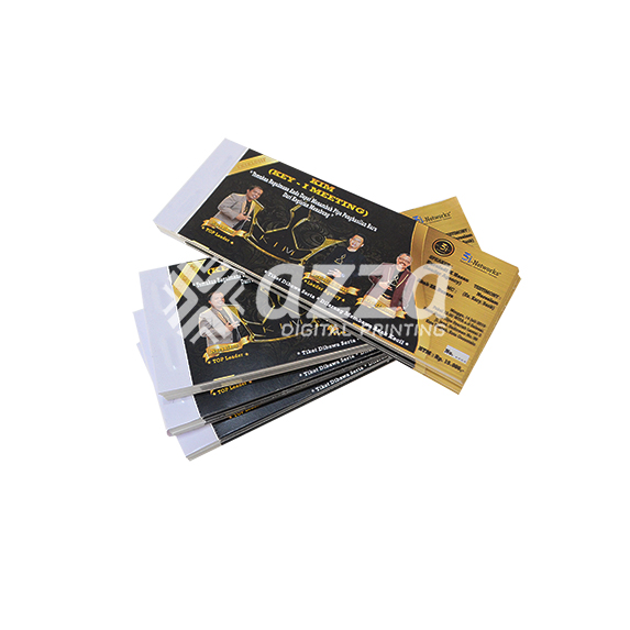 TIKET (ISI 50 LMBAR + JILID PORPORASI) 5X13cm